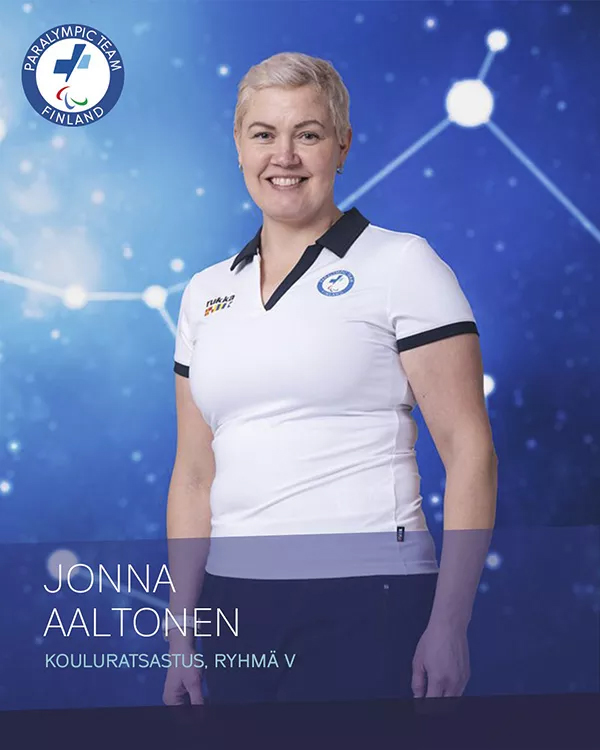 Jonna Aaltosen urheilijakortti.