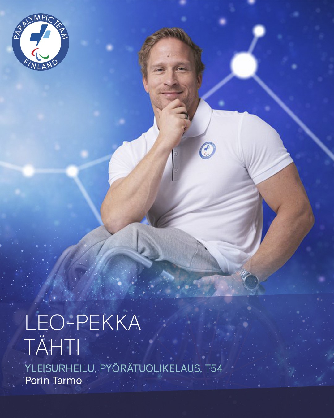 Leo-Pekka Tähden urheilijakortti.